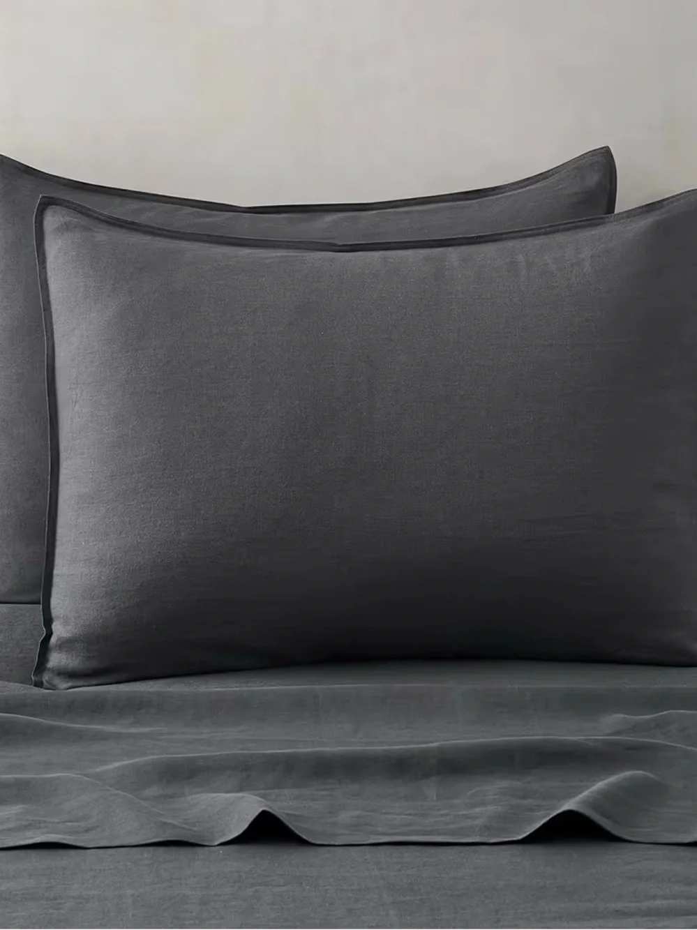 ATLINIA 100% Linen Pillowcases 2, Standard 20